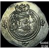 Sasanian Khusru II 591-628 AD Silver Drachm  CHOICE AU