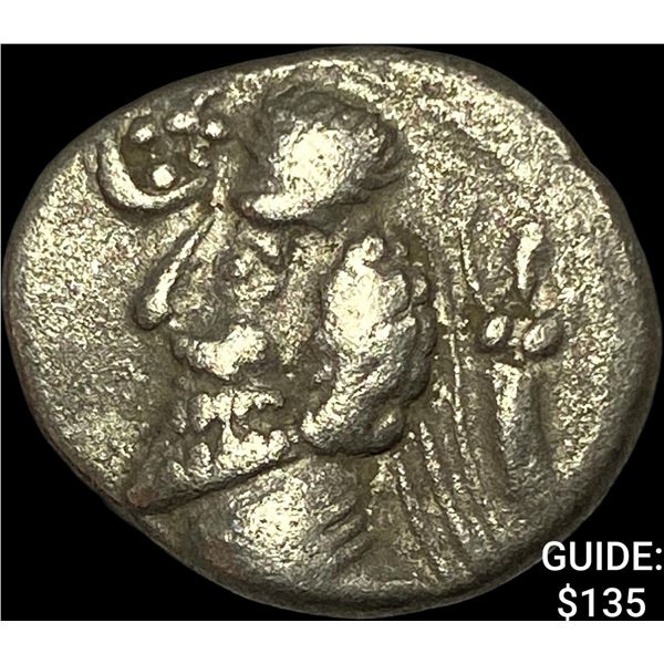 Parthian Empire 247-224 AD Silver Drachm NEARLY UNCIRCULATED
