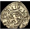 1261-1325 Portugal Crusades Dinis I Silver Dinero NEARLY UNCIRCULATED