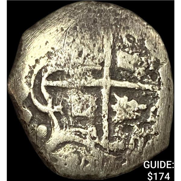 1500's-1600's Spanish Colonial SIlver Cob NEARLY UNCIRCULATED