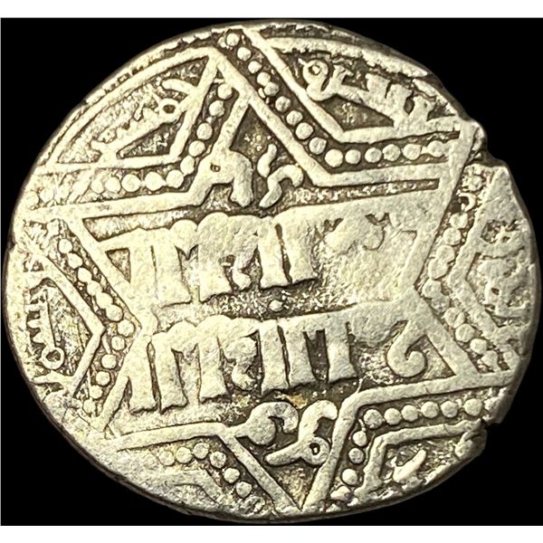 1100-1350 Islamic Artuqid SIlver Dirham NEARLY UNCIRCULATED
