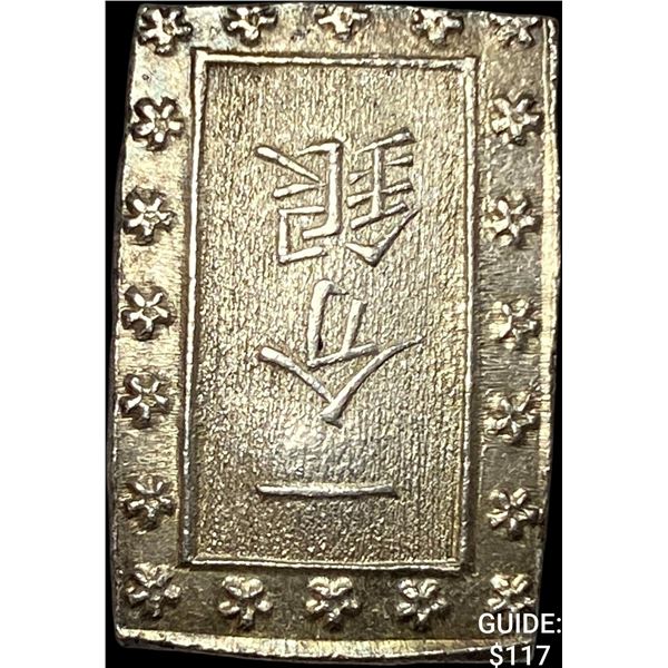 1859-1868 Japan Silver Bu UNCIRCULATED