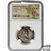 Roman Elagabalus, AD 218-222 BI Tetradrachm  CHXF