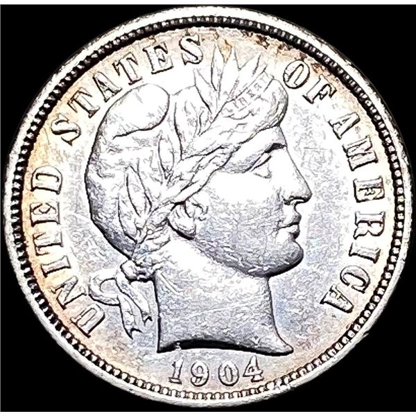 1904 Barber Dime CLOSELY UNCIRCULATED