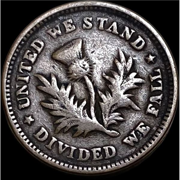 This is a Civil War token from James B. Childs Wooster Ohio. LIGHTLY CIRCULATED