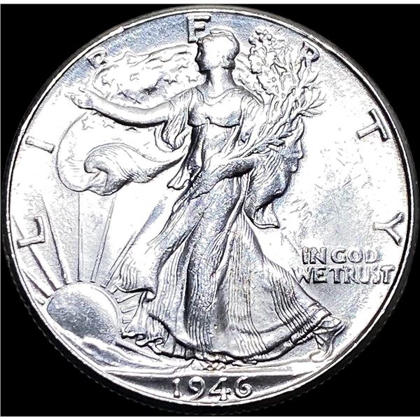 1946 Silver Half Dollar (Walking Liberty) CHOICE BU