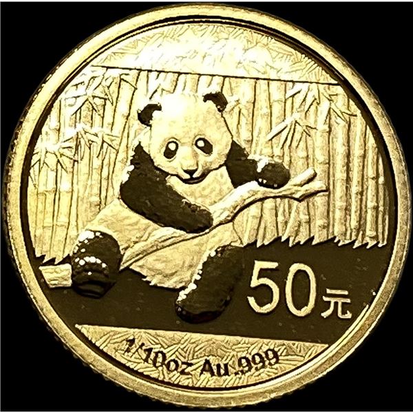 2014 1/10 oz Gold 50 Yuan Panda GEM PROOF