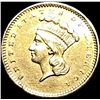 Image 1 : 1859 Gold $1 Indian Head Type 3 CLOSELY UNCIRCULATED
