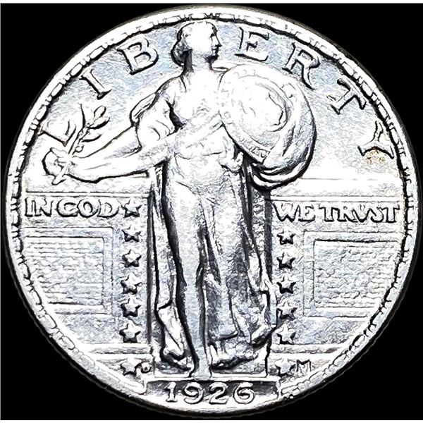 1926 Standing Liberty Silver Quarter CLOSELY UNCIRCULATED