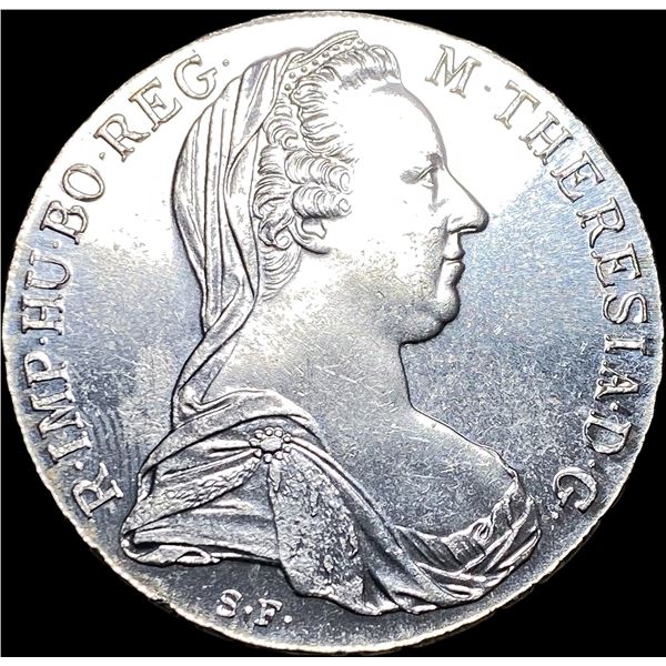 1780 Silver Maria Theresa Thaler UNCIRCULATED