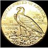 Image 2 : 1914 Indian Head Gold $2.5 Quarter Eagle CLOSELY UNCIRCULATED