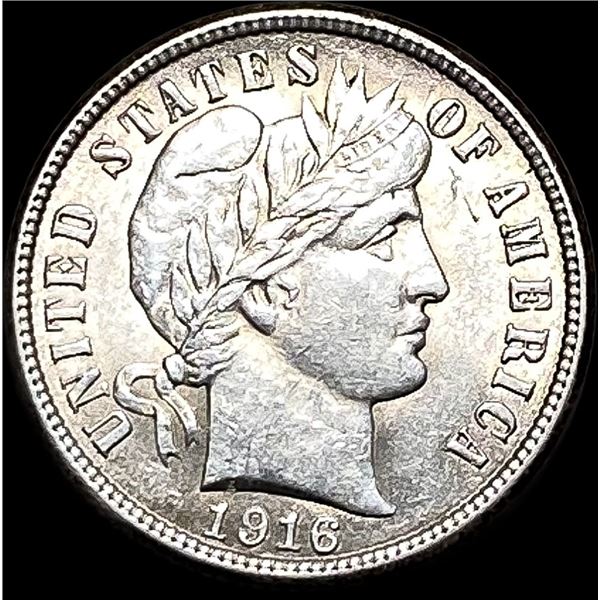 1916 Silver Barber Dime UNCIRCULATED