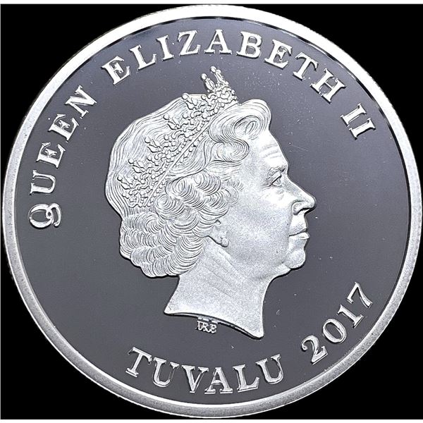 2017 Tuvalu Silver F4U Corsair $1 Coin GEM PROOF