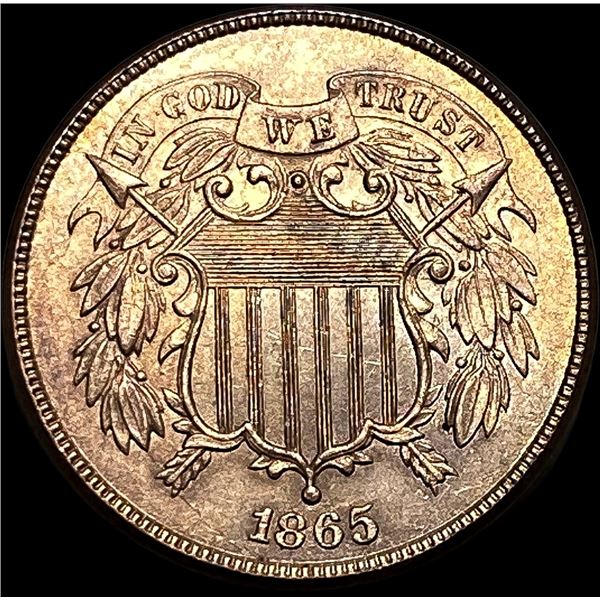 1865 RB Copper Two-Cent Piece UNCIRCULATED