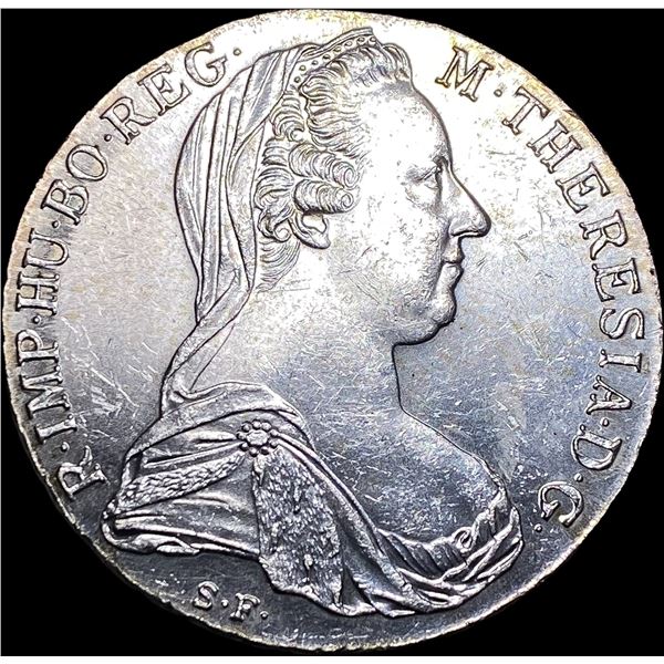 1780 Silver Maria Theresa Thaler UNCIRCULATED