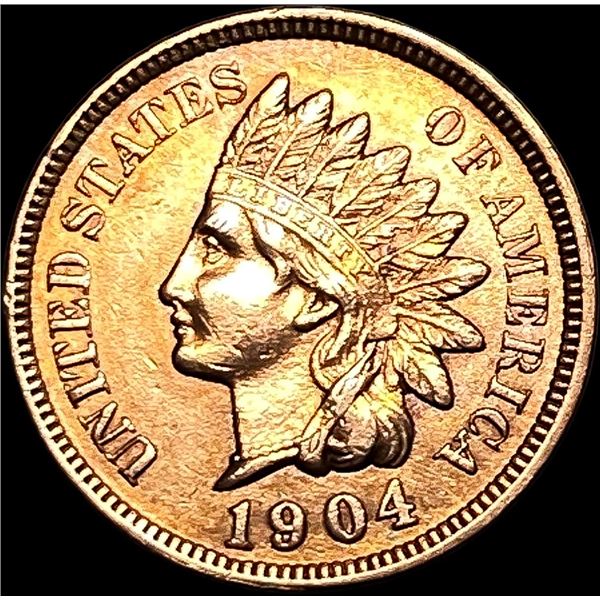 1904 RD Indian Head Cent CLOSELY UNCIRCULATED