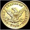 Image 2 : 1905 Liberty Head Gold Quarter Eagle $2.50 CLOSELY UNCIRCULATED