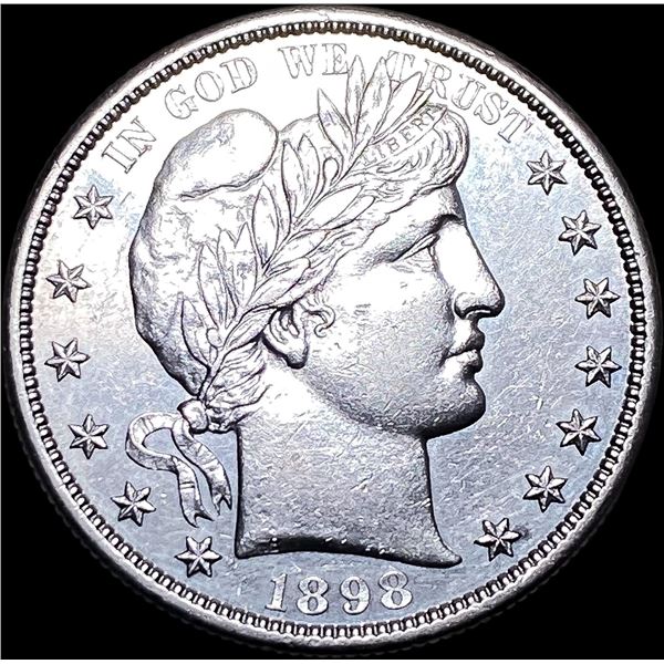 1898-S Silver Half Dollar (Barber) UNCIRCULATED