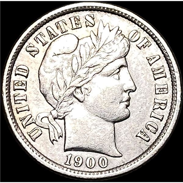 1900-S Silver Barber Dime CLOSELY UNCIRCULATED