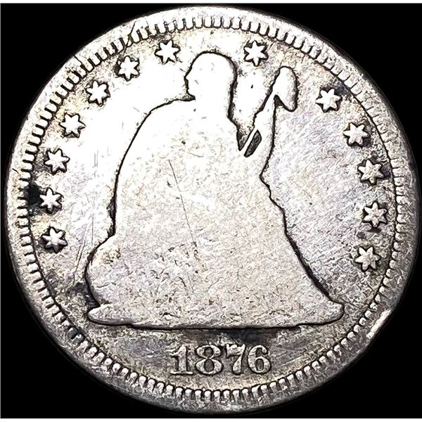 1876 Seated Liberty Half Dollar UNCIRCULATED