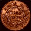 Image 2 : 1829 Copper Half Cent CLOSELY UNCIRCULATED