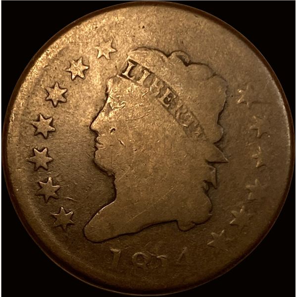 1814 Classic Head Large Cent NICELY CIRCULATED