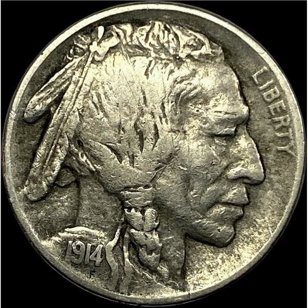 1914-S Buffalo Nickel NEARLY UNCIRCULATED