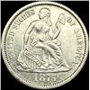 Image 1 : 1875-CC Silver Seated Liberty Dime CLOSELY UNCIRCULATED