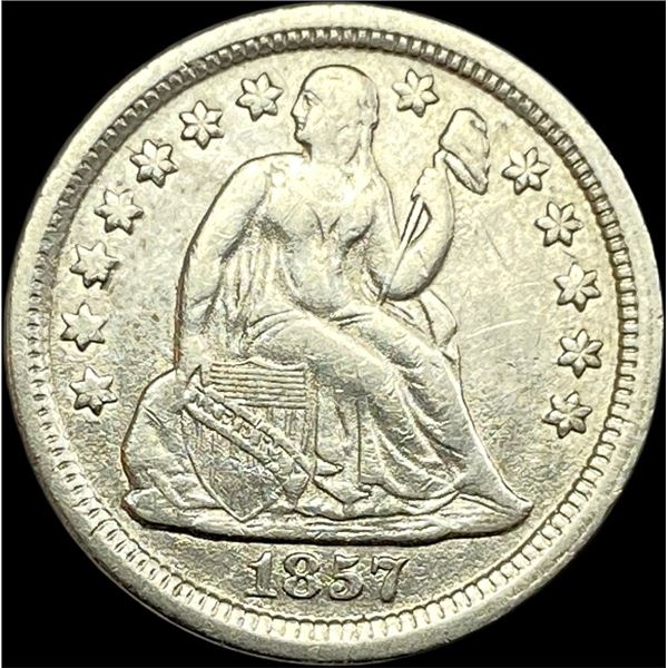 1857 Seated Liberty Dime CLOSELY UNCIRCULATED
