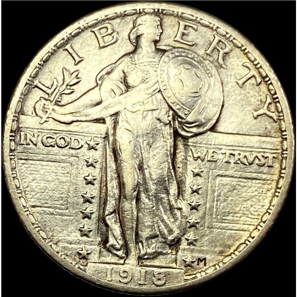 1918-S Silver Standing Liberty Quarter HIGH GRADE