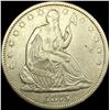 Image 1 : 1875-CC Silver Half Dollar LIGHTLY CIRCULATED