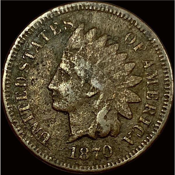 1870 Indian Head Cent NICELY CIRCULATED