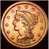 Image 1 : 1853 Braided Hair Large Cent CLOSELY UNCIRCULATED