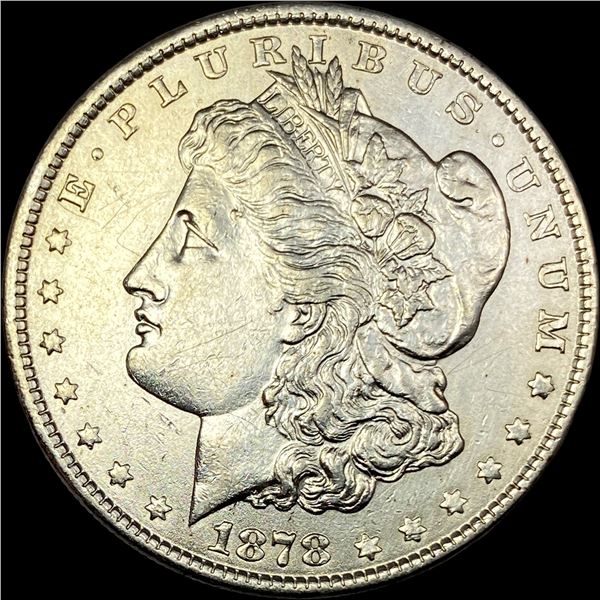 1878 Silver Morgan Dollar CLOSELY UNCIRCULATED