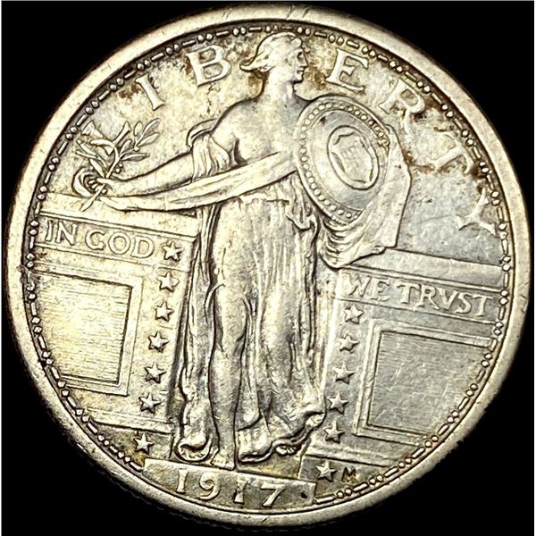 1917 Type 1 Standing Liberty Quarter CLOSELY UNCIRCULATED