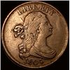Image 1 : 1804 Copper Half Cent NEARLY UNCIRCULATED