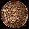 Image 2 : 1804 Copper Half Cent NEARLY UNCIRCULATED