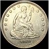 Image 1 : 1860-C Silver Quarter Dollar CLOSELY UNCIRCULATED