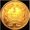 Image 2 : 1854 Gold $1 Indian Princess Type 2 CLOSELY UNCIRCULATED