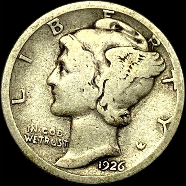 1926-S Silver Mercury Dime NICELY CIRCULATED