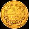 Image 2 : 1856 Gold $1 Indian Princess Type 3 CLOSELY UNCIRCULATED