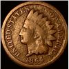 Image 1 : 1864 Indian Head Cent NICELY CIRCULATED