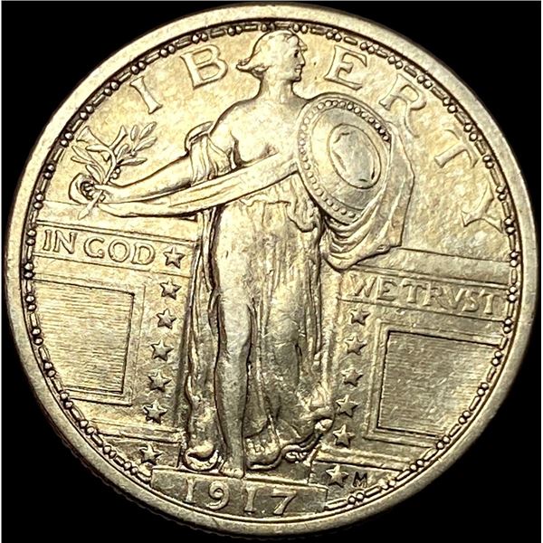 1917 Type 1 Standing Liberty Quarter CLOSELY UNCIRCULATED