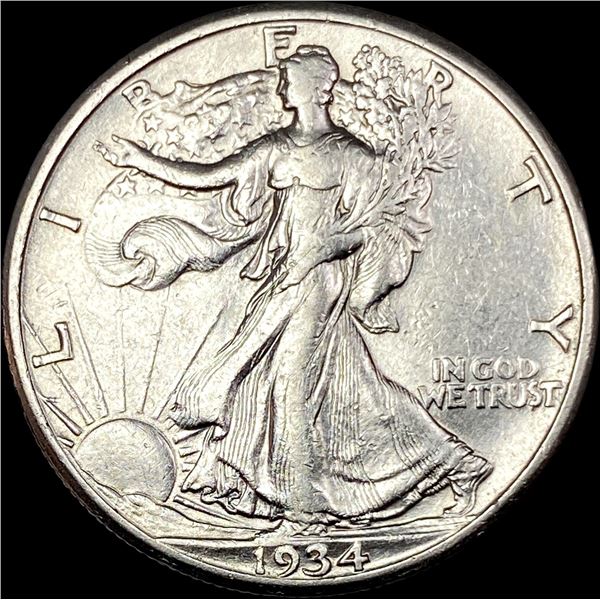 1934-S Walking Liberty Half Dollar CLOSELY UNCIRCULATED