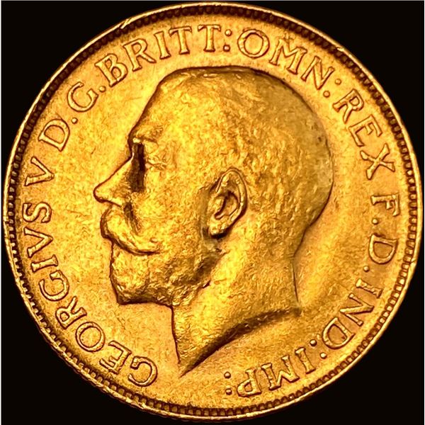 1922 S. Africa .2335oz Gold Sovereign UNCIRCULATED