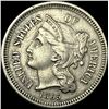 Image 1 : 1865 Nickel Three-Cent Piece CLOSELY UNCIRCULATED