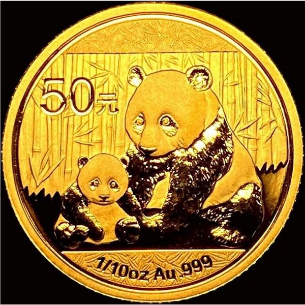 2012 1/10 oz Gold 50 Yuan Panda GEM PROOF