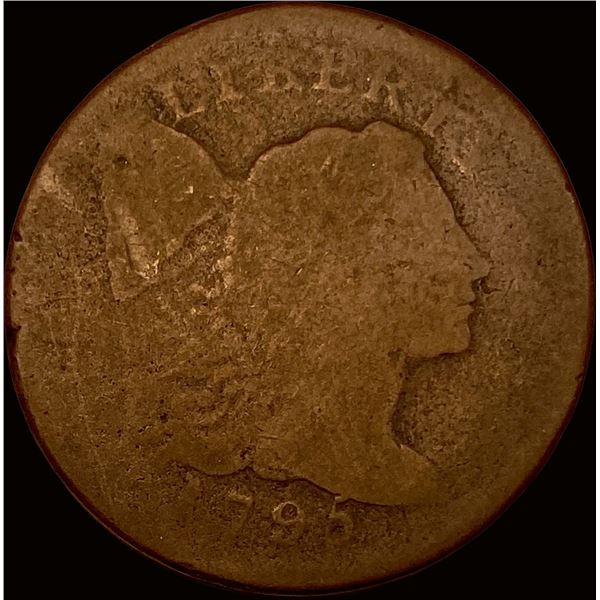 1798 Large Cent Draped Bust NICELY CIRCULATED