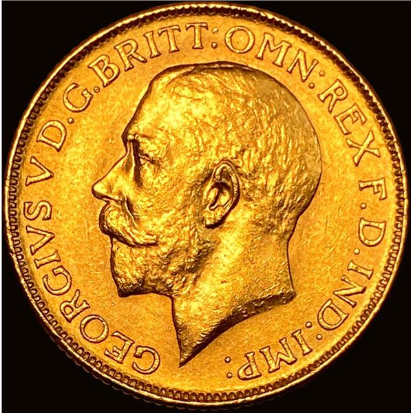 1918 Gold Sovereign UNCIRCULATED
