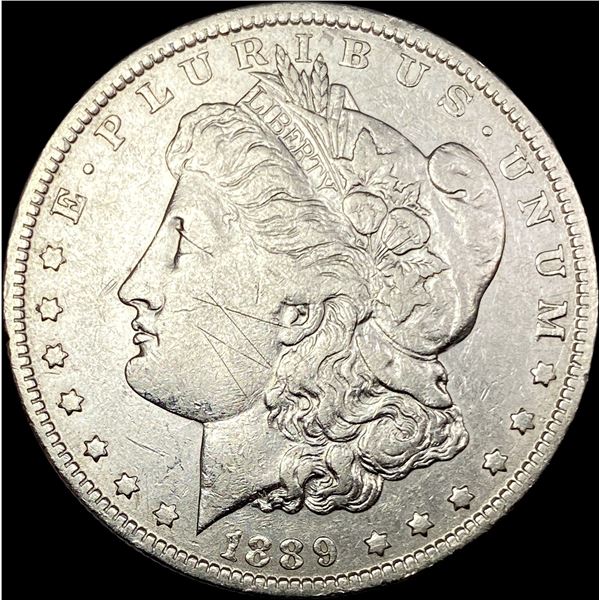1889-S Silver Morgan Dollar NEARLY UNCIRCULATED